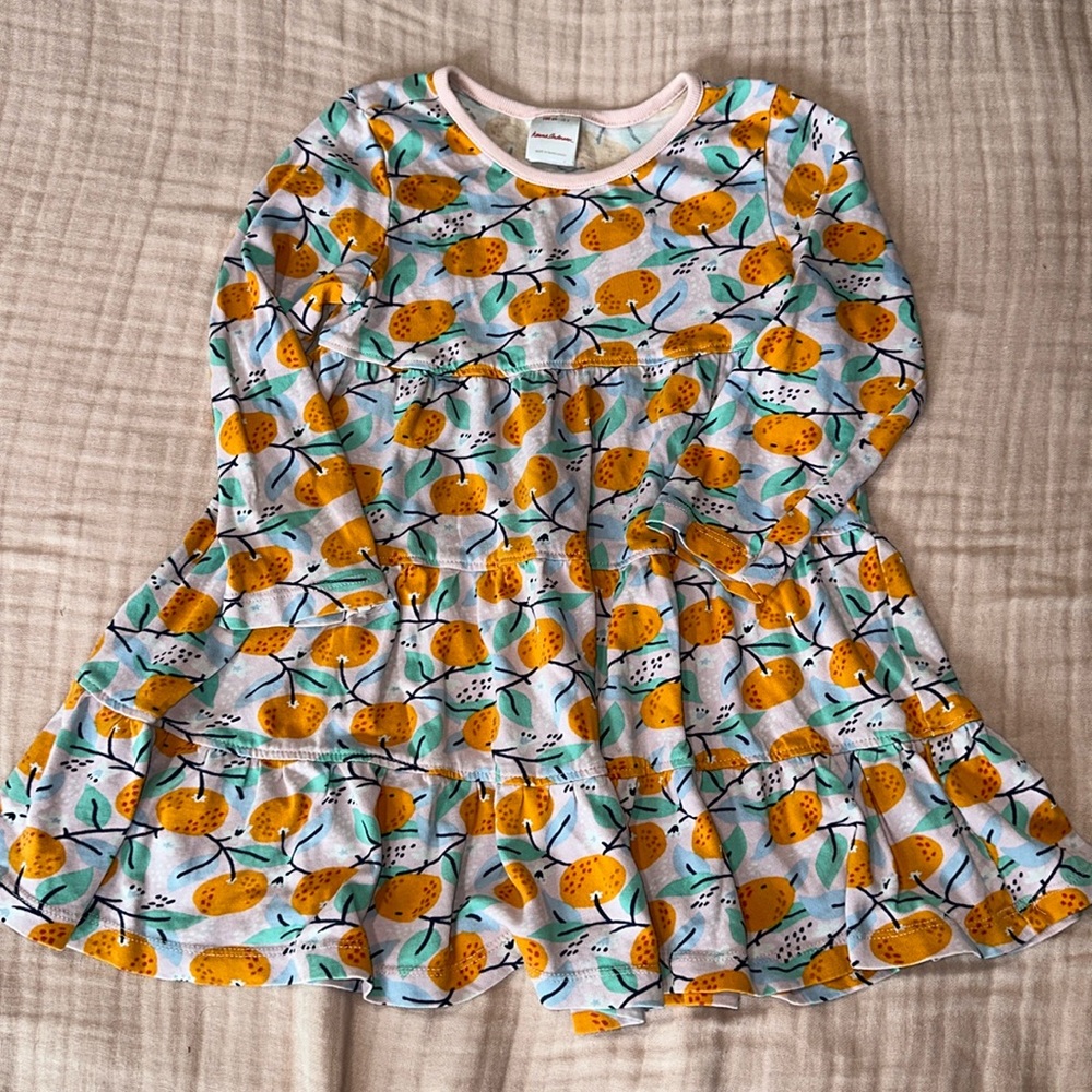 Hanna Andersson Petal Pink Clementine Twirl Power Dress